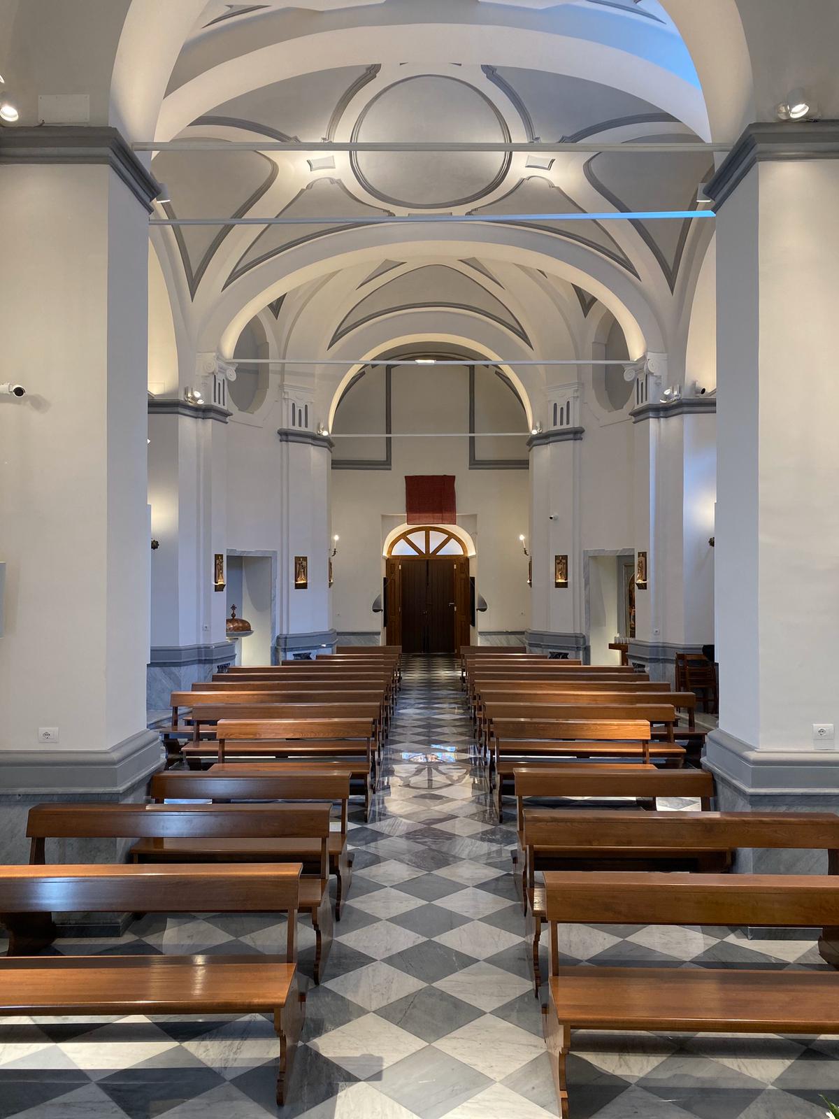 Navata interna della Chiesa di San Benedetto